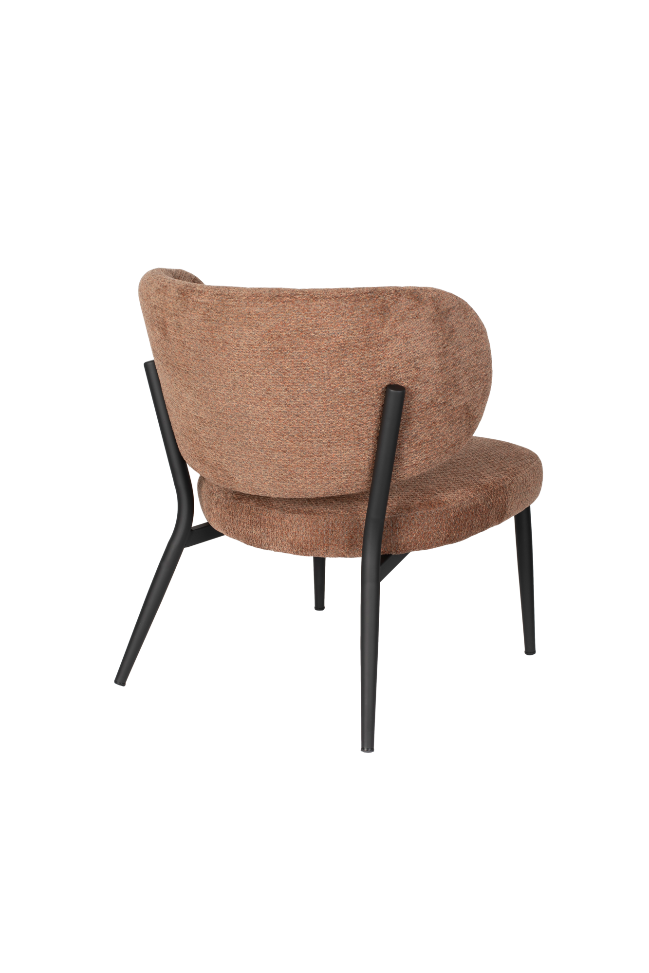 Fauteuil Sanne oranje grijs