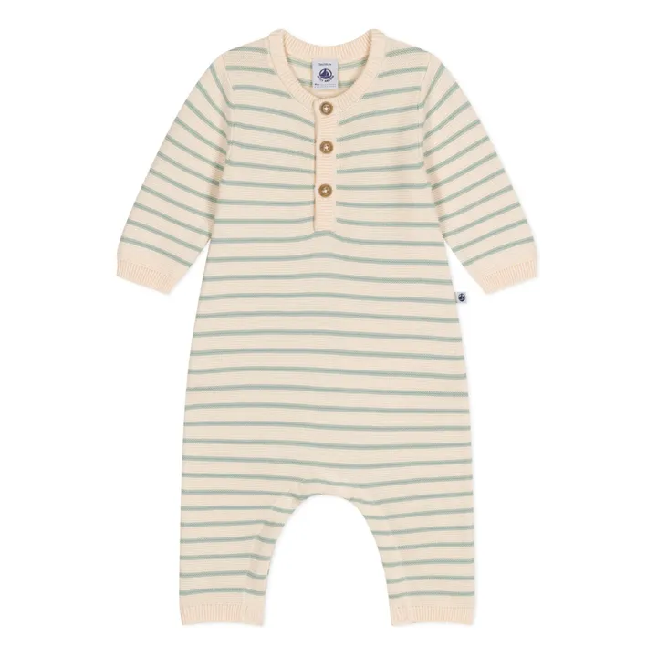 Petit Bateau Combinaison Marrant Point Mousse | Beige