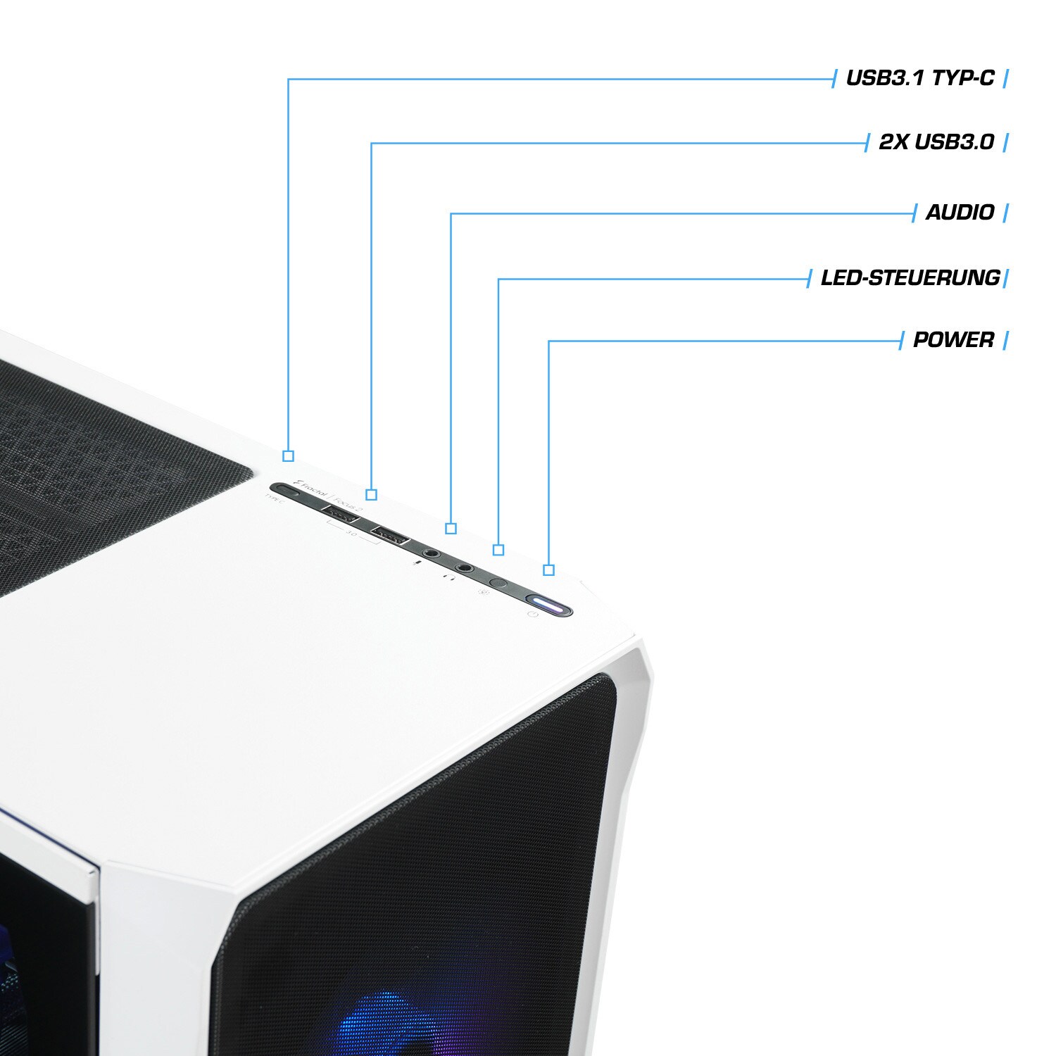Gaming PC Raptor V AMD Ryzen 7 5800X, 32GB DDR4, NVIDIA RTX 4070 12 GB, 1TB SSD, Windows 11