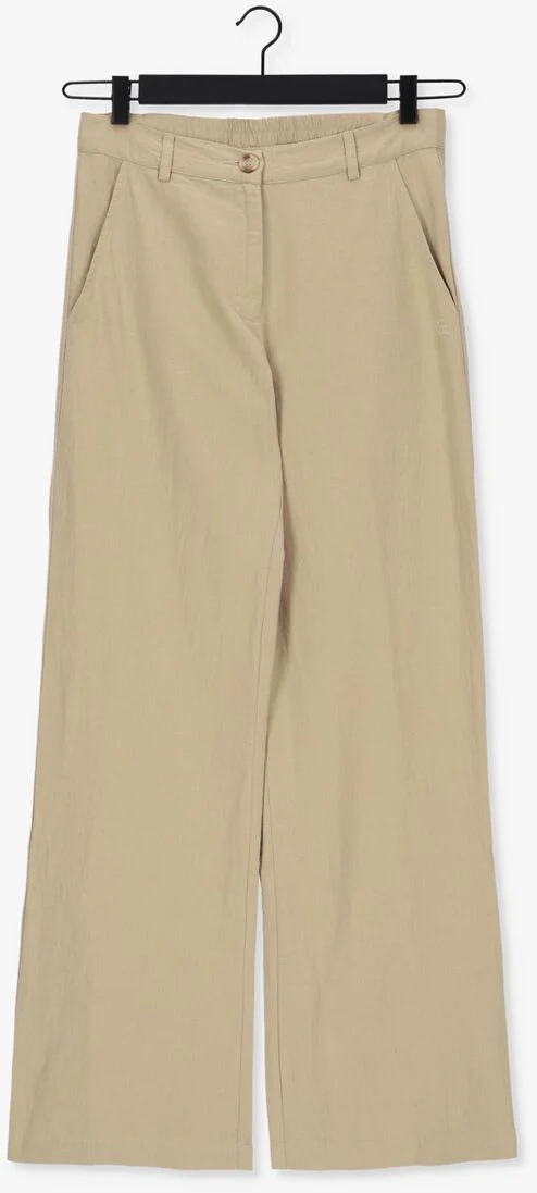 CC HEART zand cc heart wijde broek wide linen pants