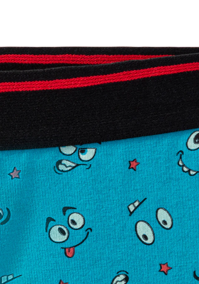 AUTHENTIC LE JOGGER Boxer »Boxershorts für Jungen« Packung, 3 Stk. mit witzigen Print
