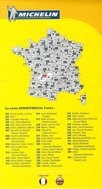 MICHELIN - 329 CORREZE DORDOGNE