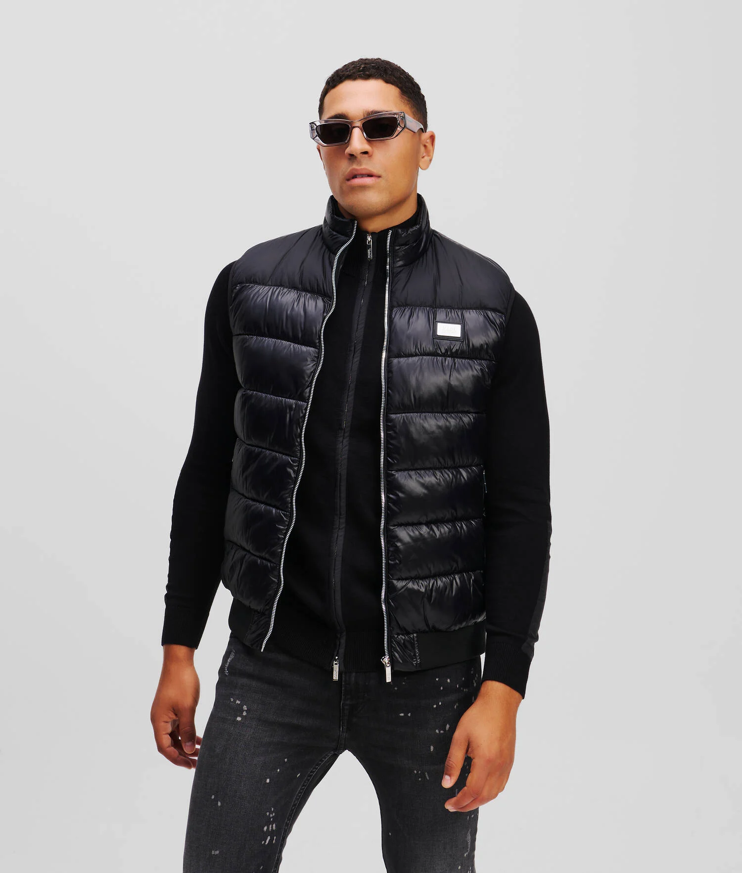 GILET MATELASSÉ - Noir