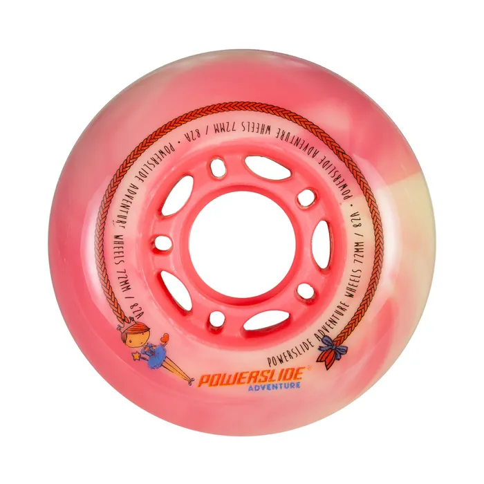 Powerslide Princess Girls 72mm Wielen (4-pack)