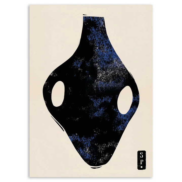 Paper Collective - Clayworks 01, 70 x 100 cm, mehrfarbig