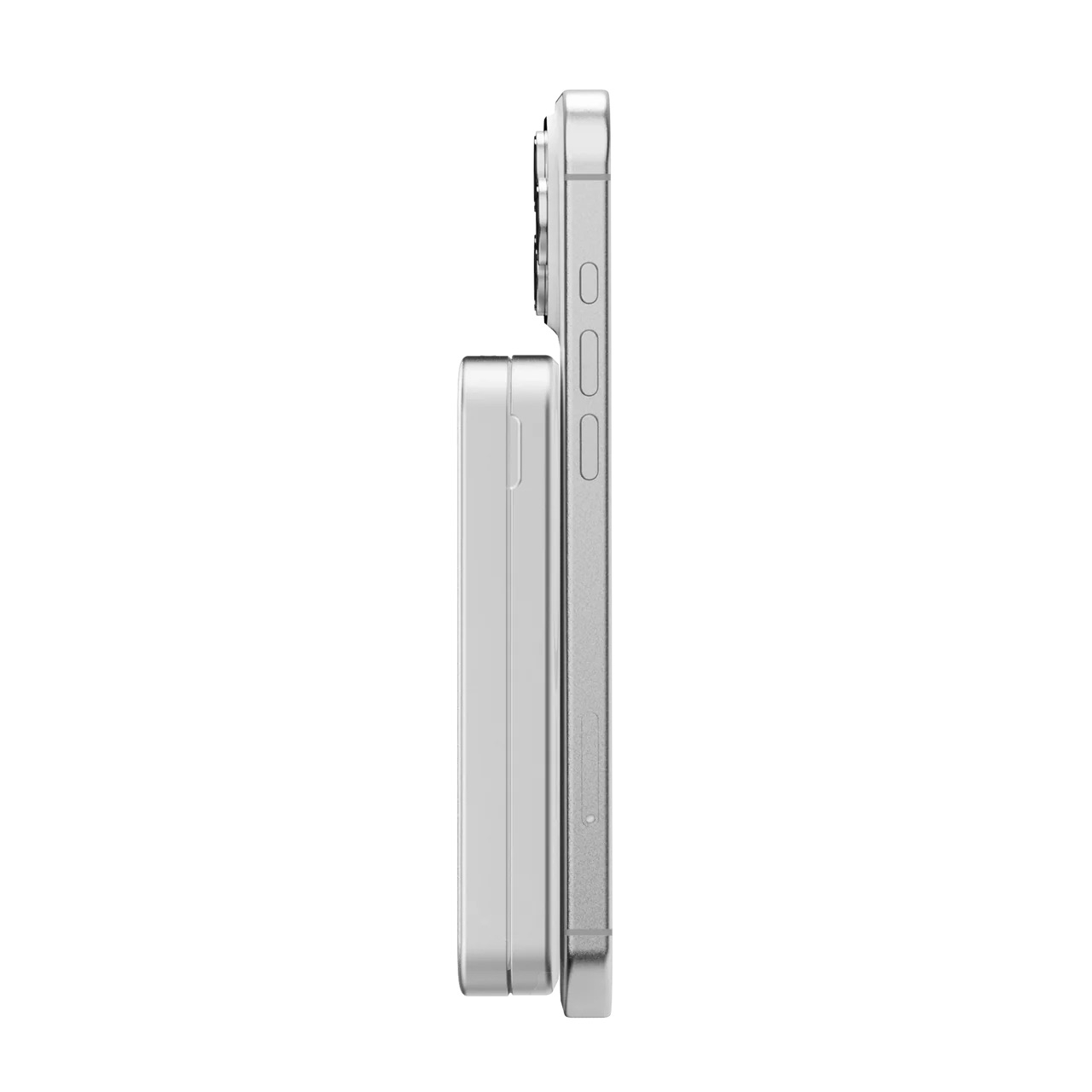 (20W) 8000mAh Magnetische MagSafe Powerbank USB C Power Delivery Ladegerät   Kickstand (LQWPS082) - Silber