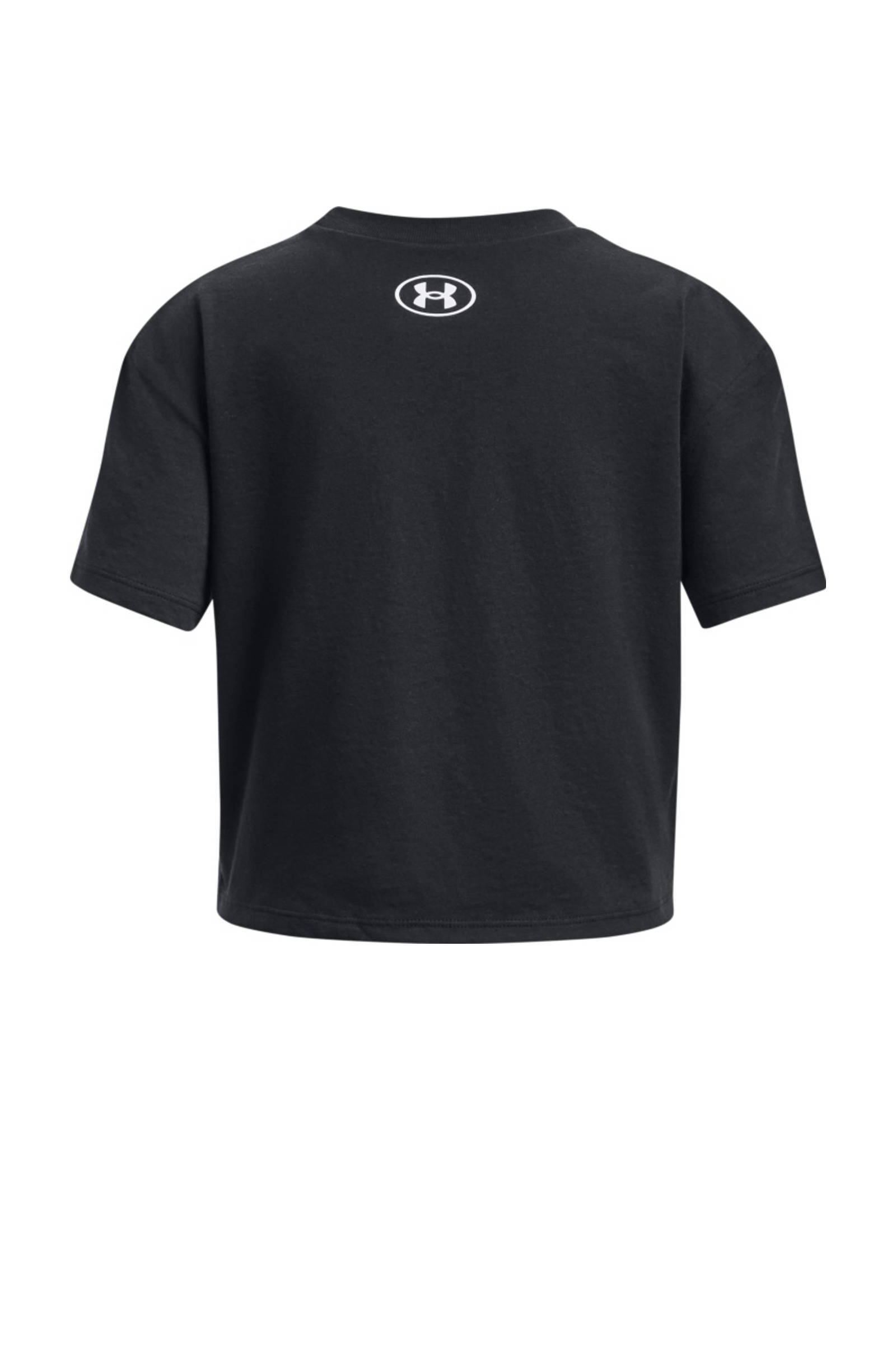 Under Armour sportshirt Sportstyle Logo zwart/wit