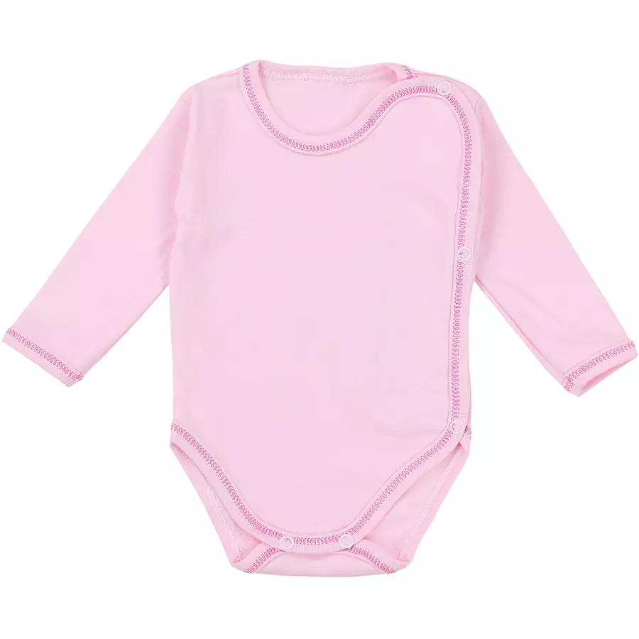 TupTam Unisex Baby Wickelbody Langarm 5er Set rosagelb