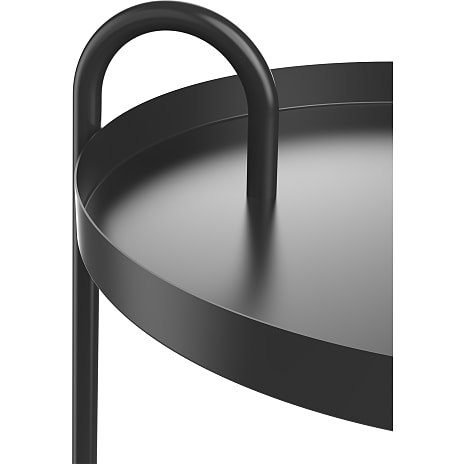 Metal sidebord - sort