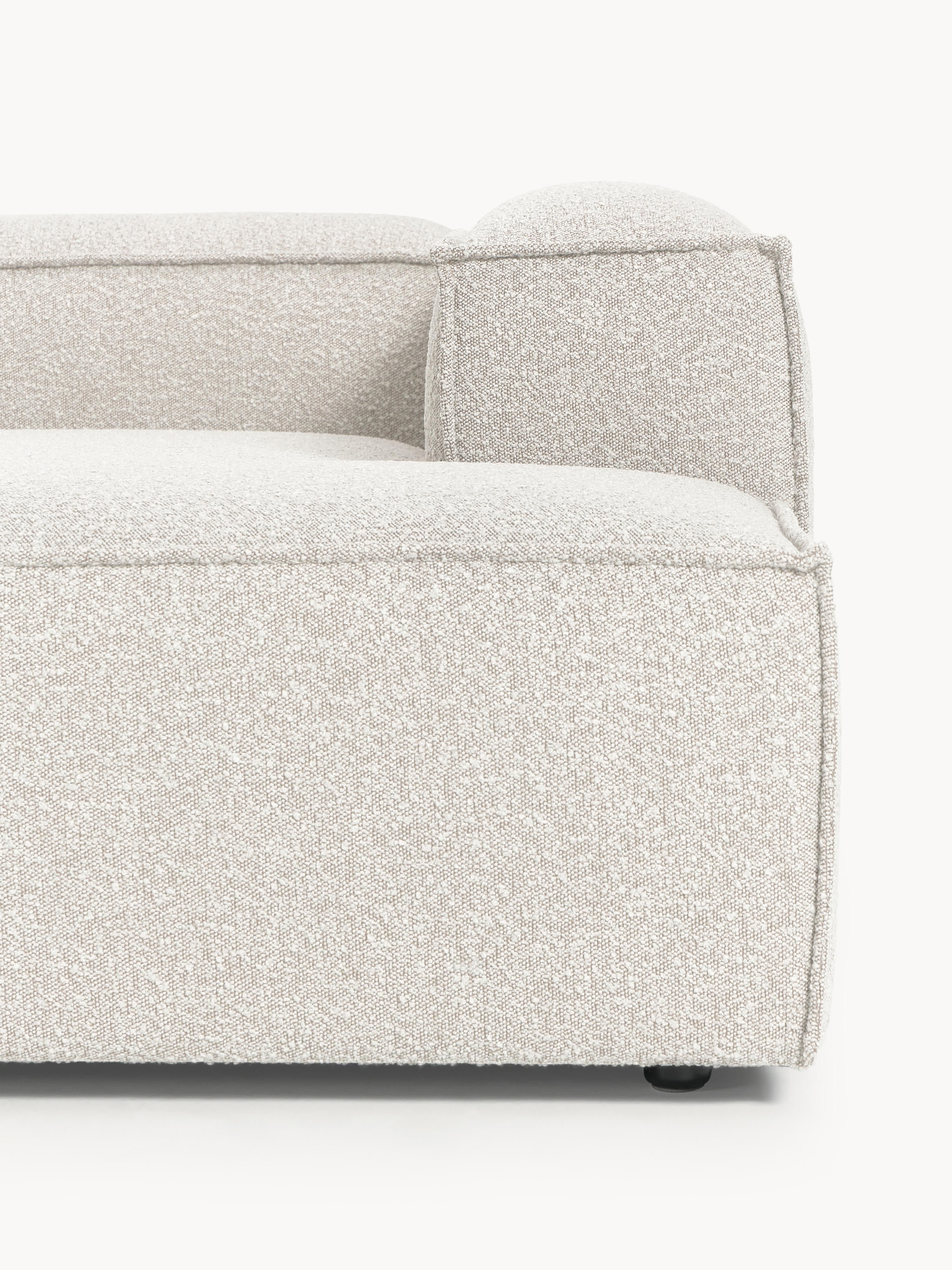 Modulaire U-bank Lennon uit bouclé