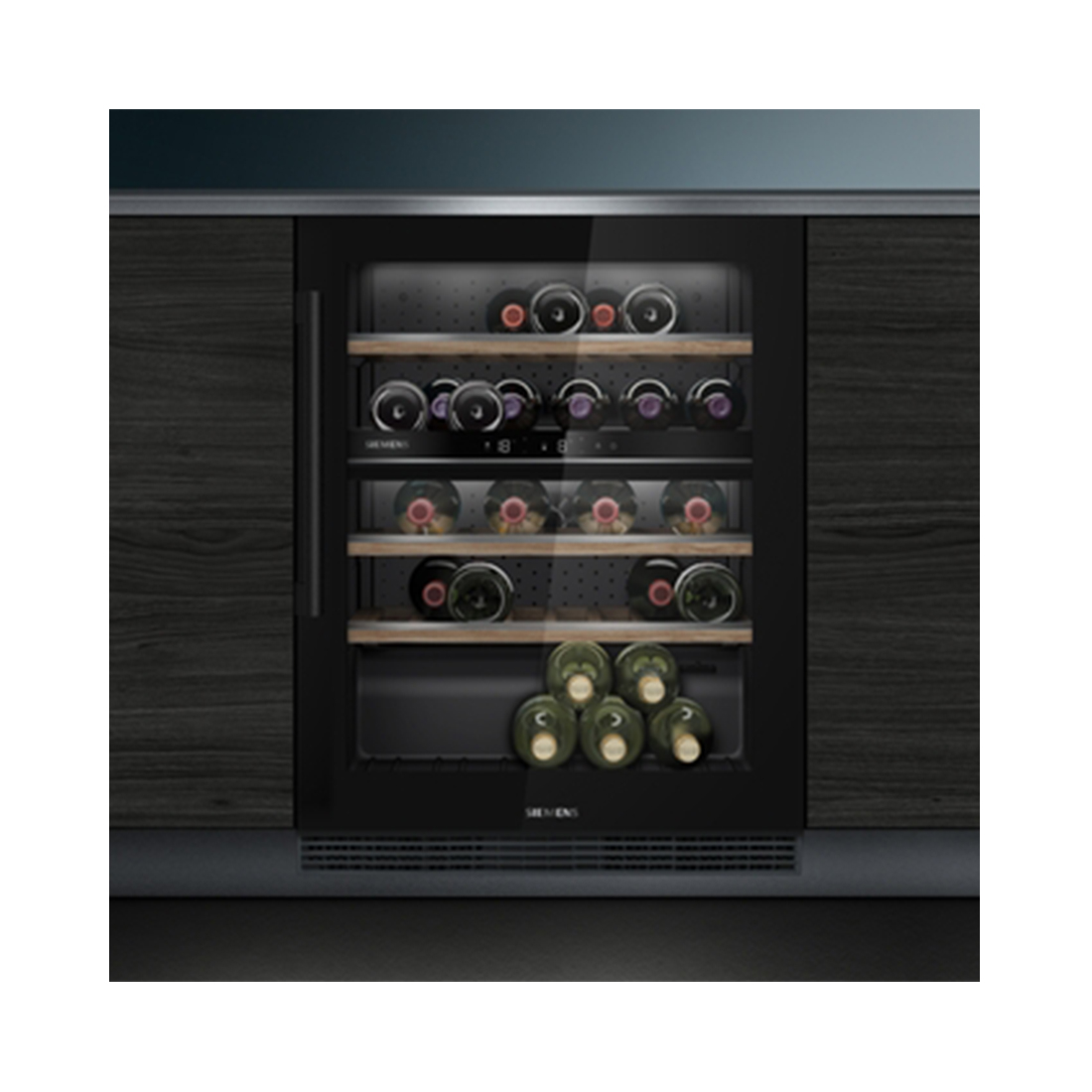 Siemens KU21WAHG0 Einbau - Weinkühlschrank 44 Flaschen 2 Zonen