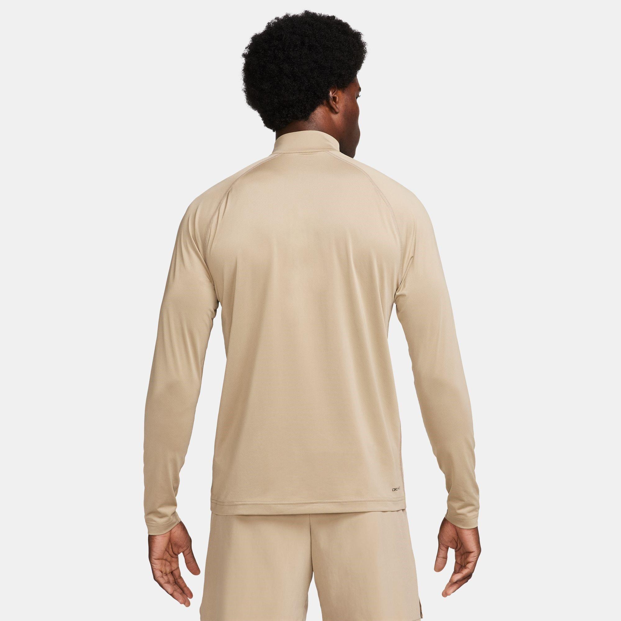 Nike Ready Mens Dri FIT 1 4 Zip Fitness Top