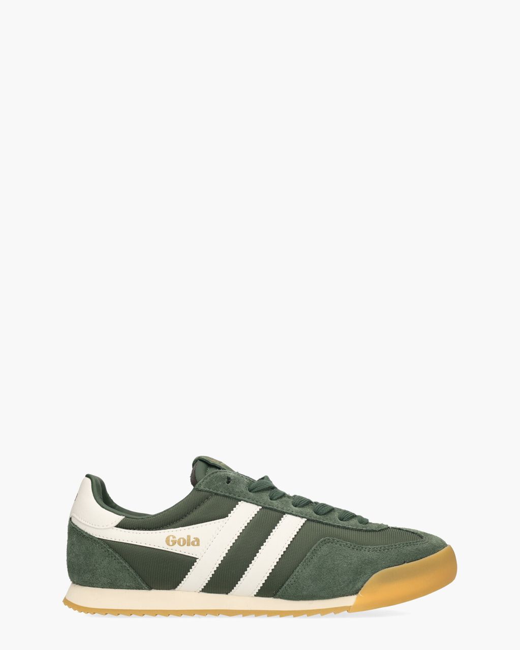 Gola Europa Donkergroen/Wit Herensneakers
