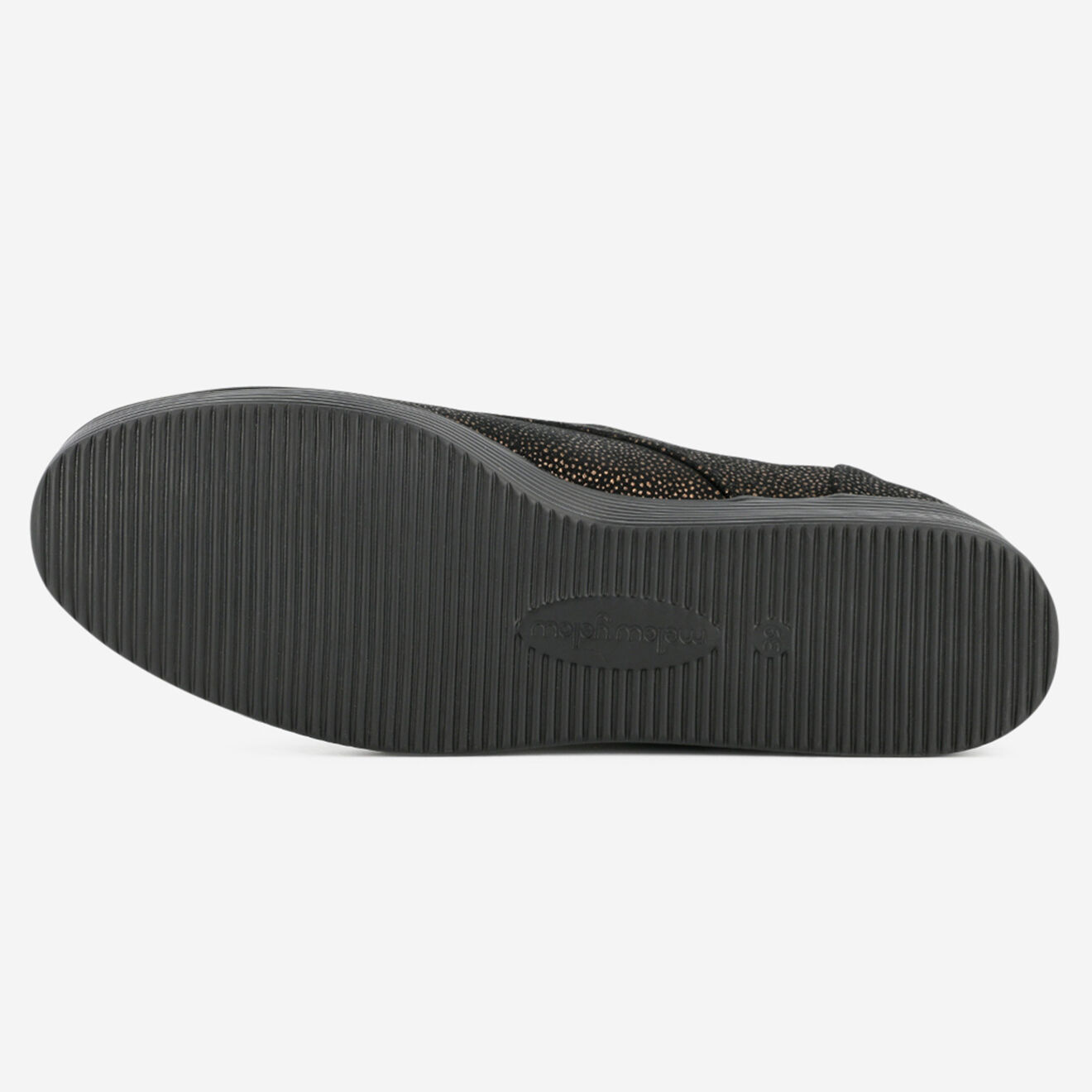 Mellow Yellow Derbies plateformes Evershine irisées noires