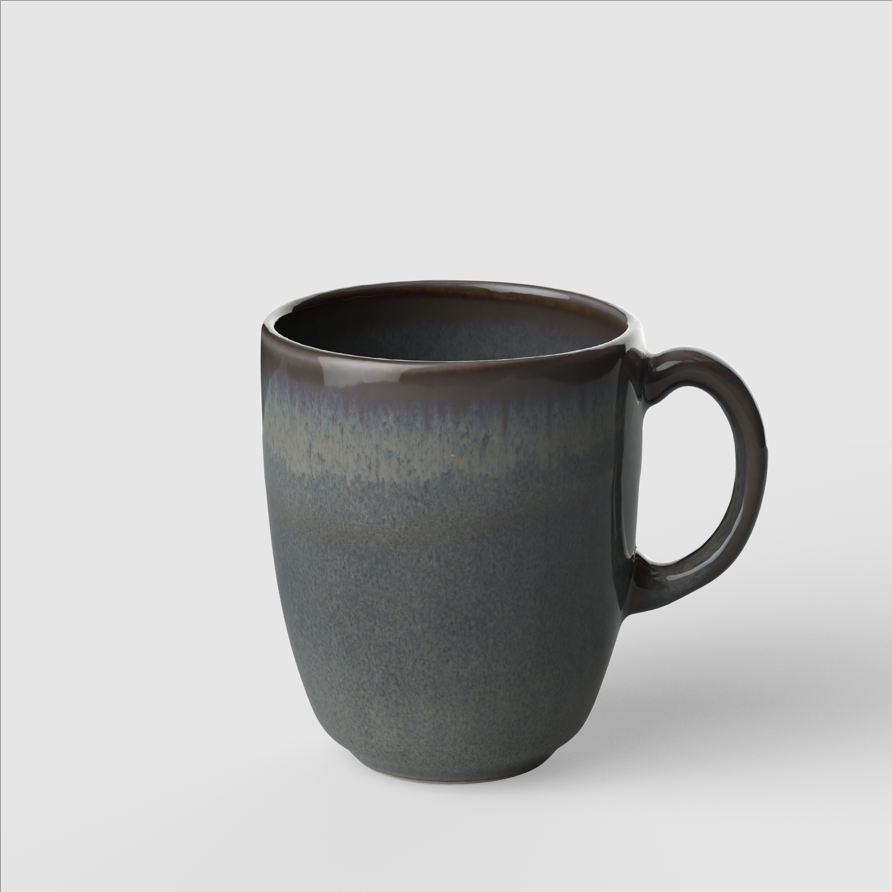 Lave Mug Grey, 11.5 oz, earthenware