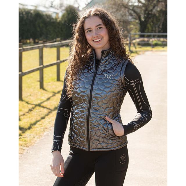 Bodywarmer Harry's Horse Denici Cavalli Stardust Reversible Zwart