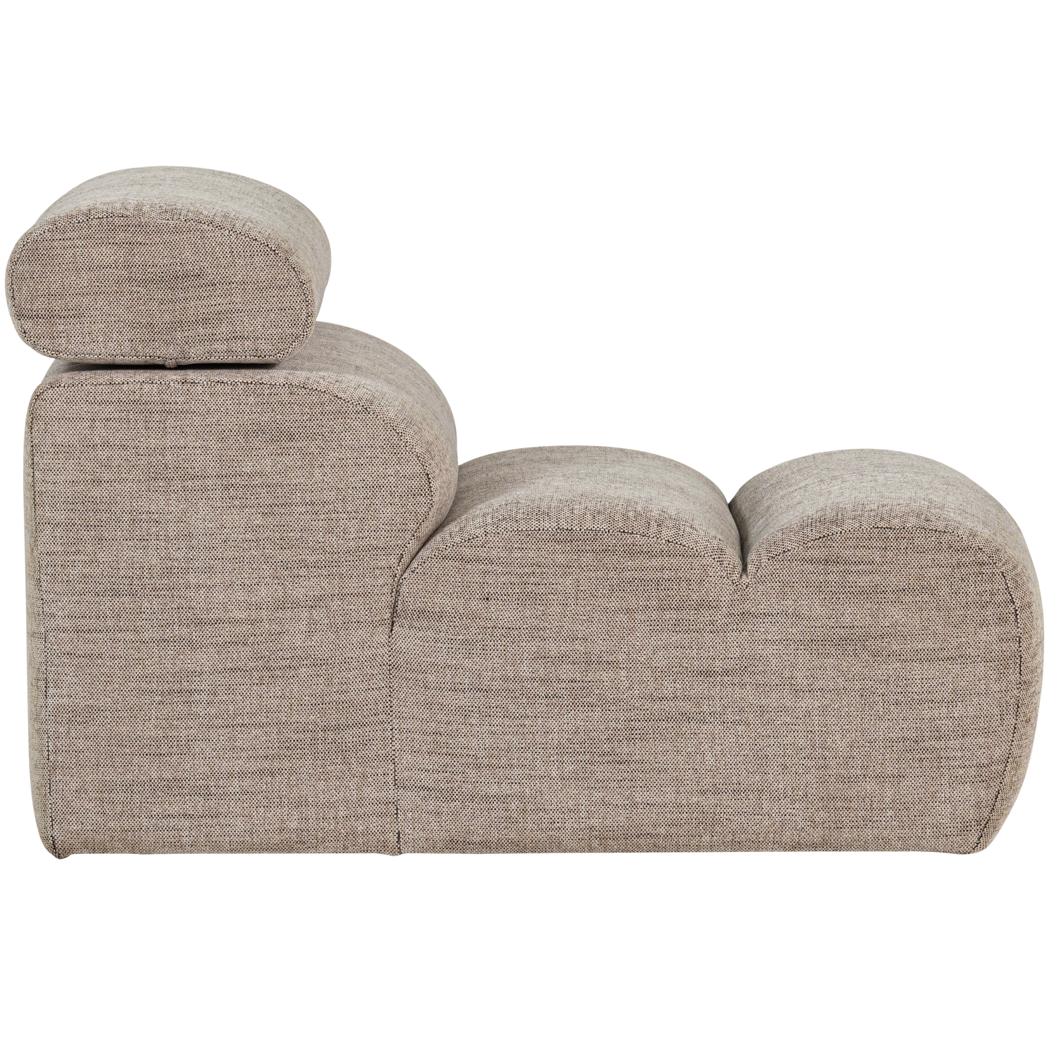 WOOOD Novi 1-Zits Element Bank - Polyester - Naturel Melange