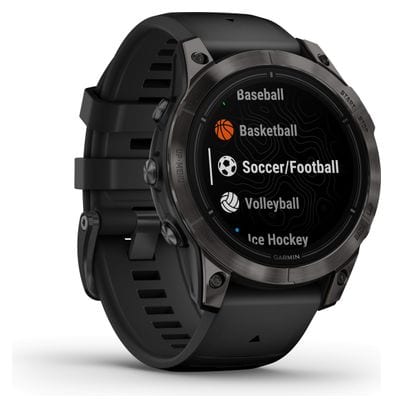 Montre de Sport Garmin Epix Pro Gen 2 Sapphire Titane 47mm Noir Carbon Gris