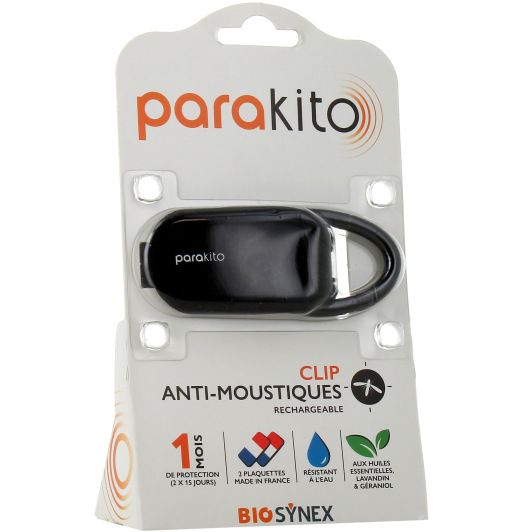 Parakito clip anti moustiques rechargeable - Huiles essentielles