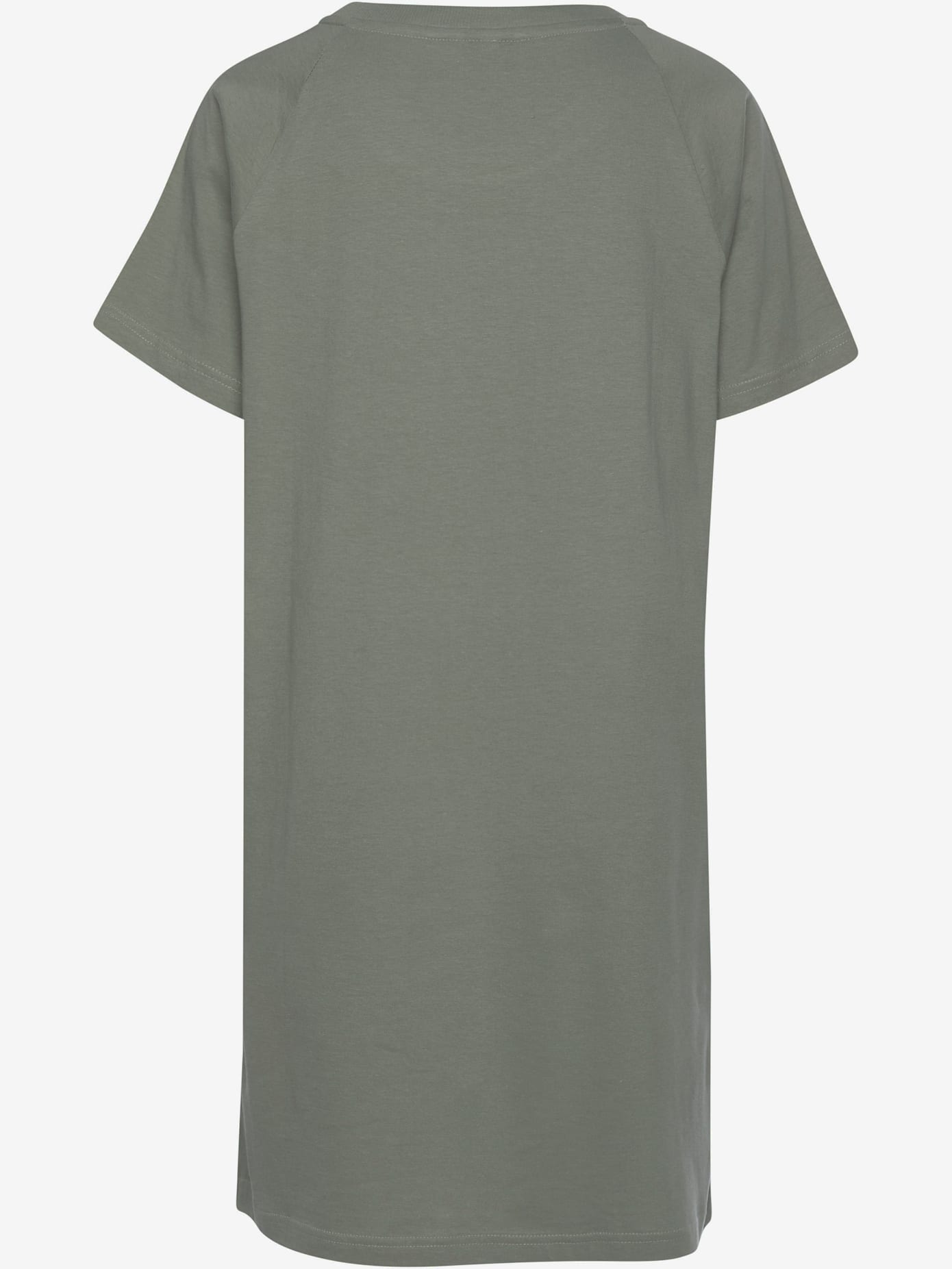 T-shirt de nuit chemise de nuit courte avec imprimé texte devant