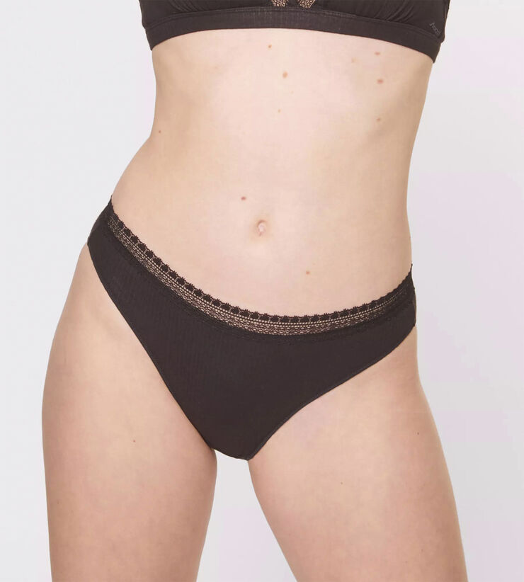 Sloggi sloggi GO Ribbed R Tai C2P Black