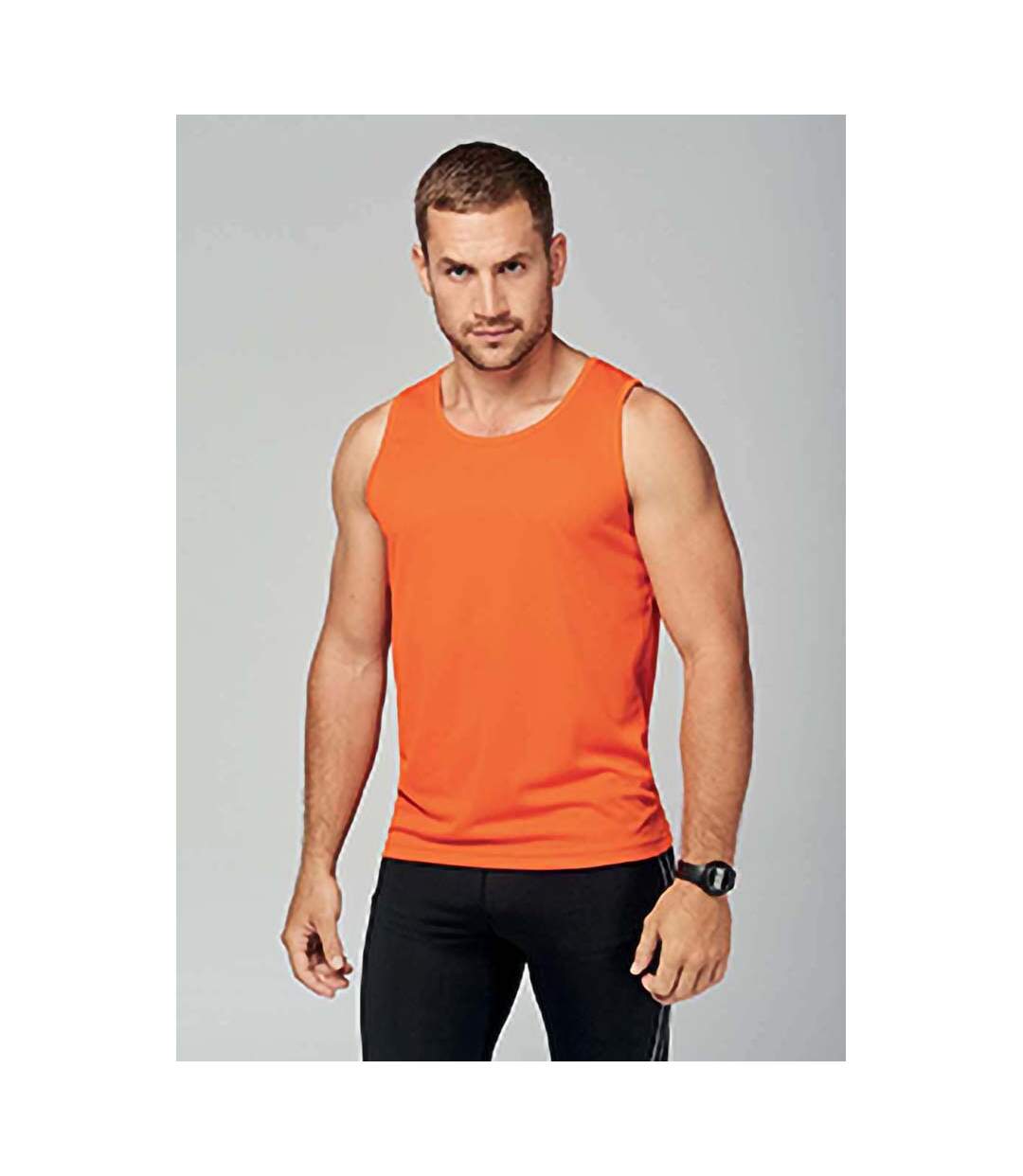 Kariban - Débardeur de sport - Homme (Orange) - UTRW2719