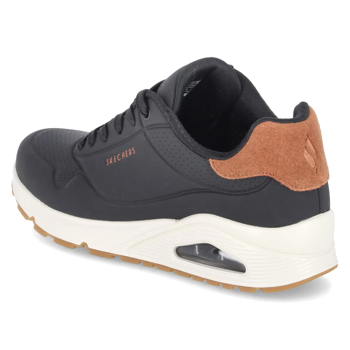 SkechersLow Sneaker UNO SUITED ON AIR - blk