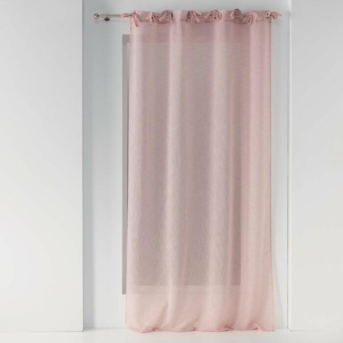 PANNEAU A NOUETTES 140X240CM TISSE CHARLOTTE ROSE
