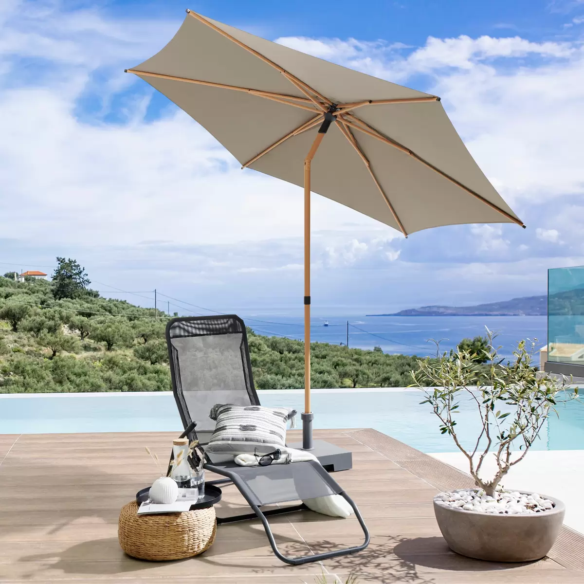 Beldano Sonnenschirm Sun taupe