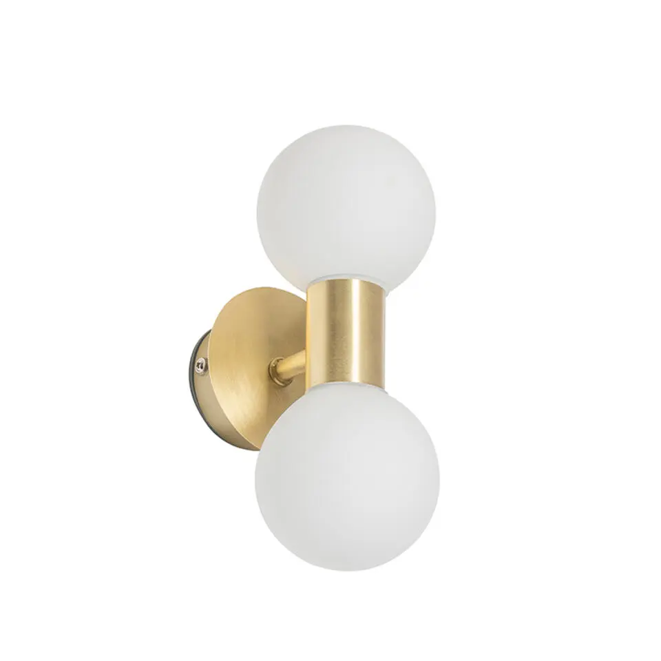 Qazqa wandlampen cederic goudkleurig g9