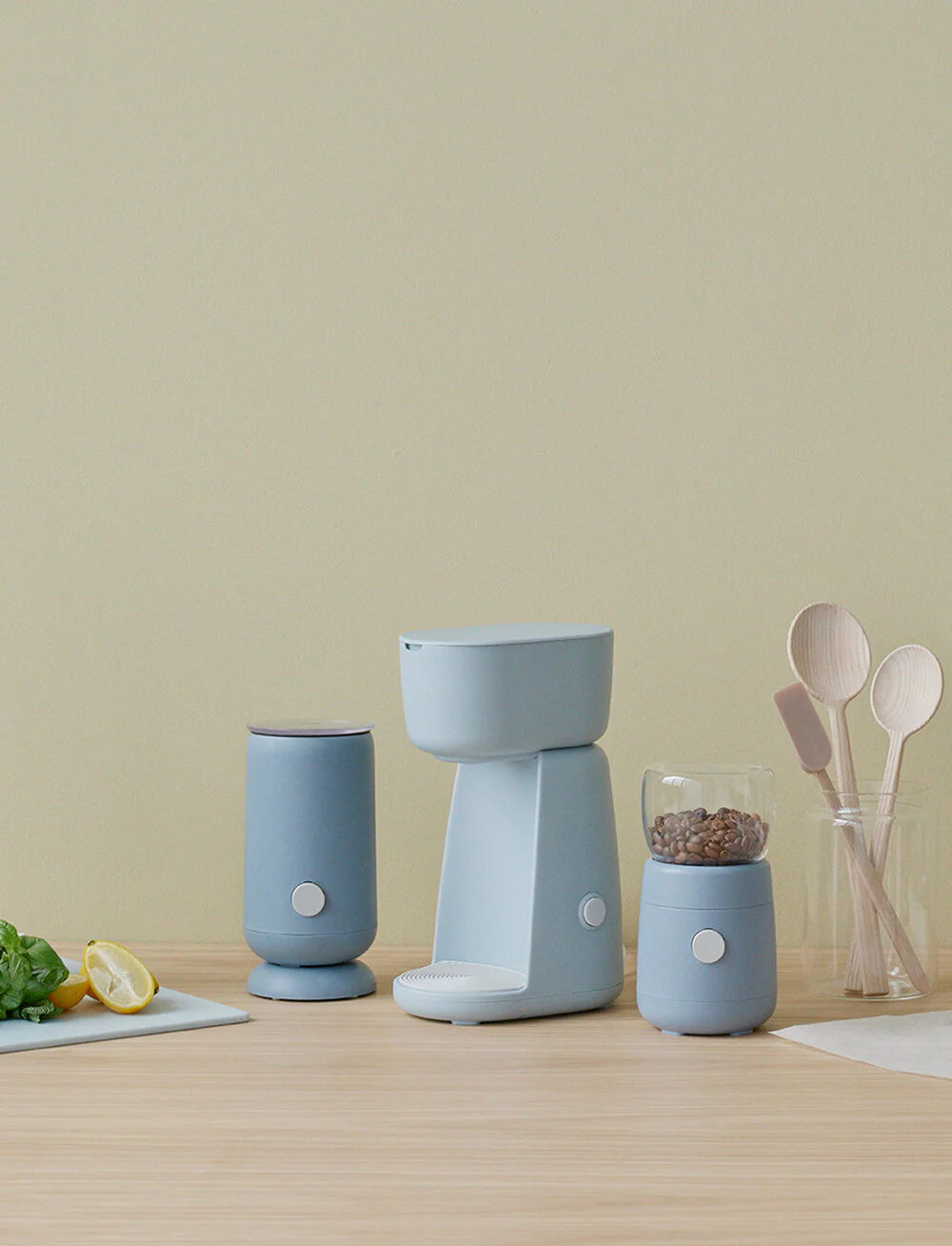 RIG-TIG  Køkken FOODIE Elektrisk Kaffekværn - Dusty Blue