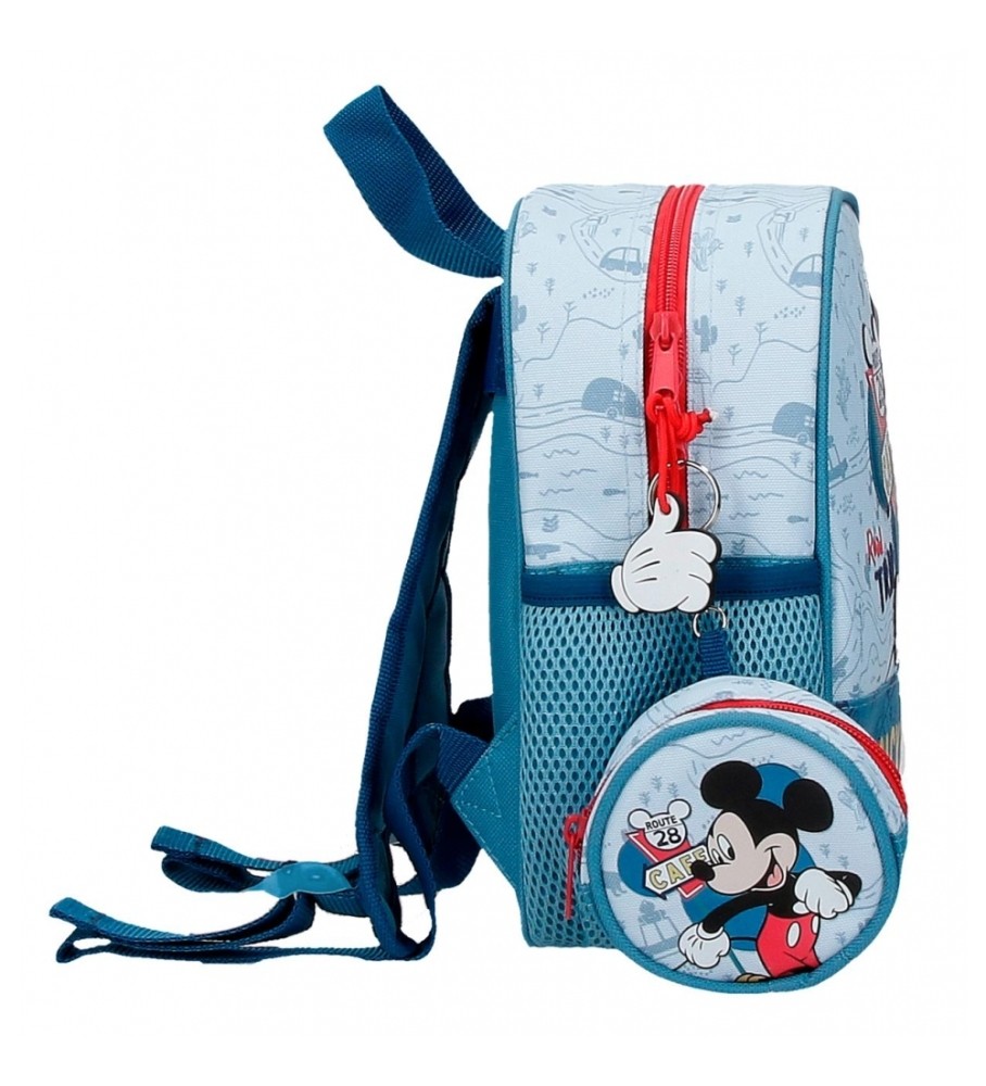 Mochila Infantil Disney Mickey Road Trip - Azul
