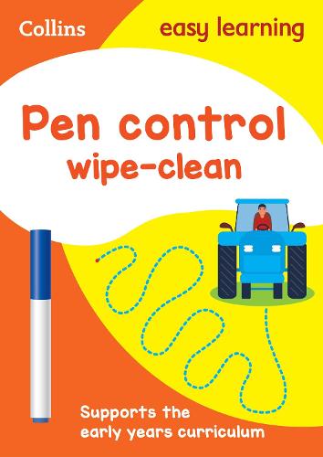 Pen Control Age 3-5 Wipe Clean Activity Book: Ideal for Home Learning - Collins Easy Learning Preschool