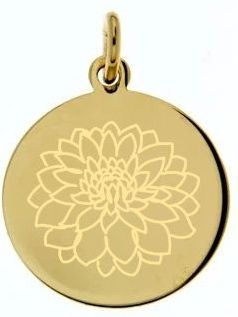 Gouden Dahlia hanger