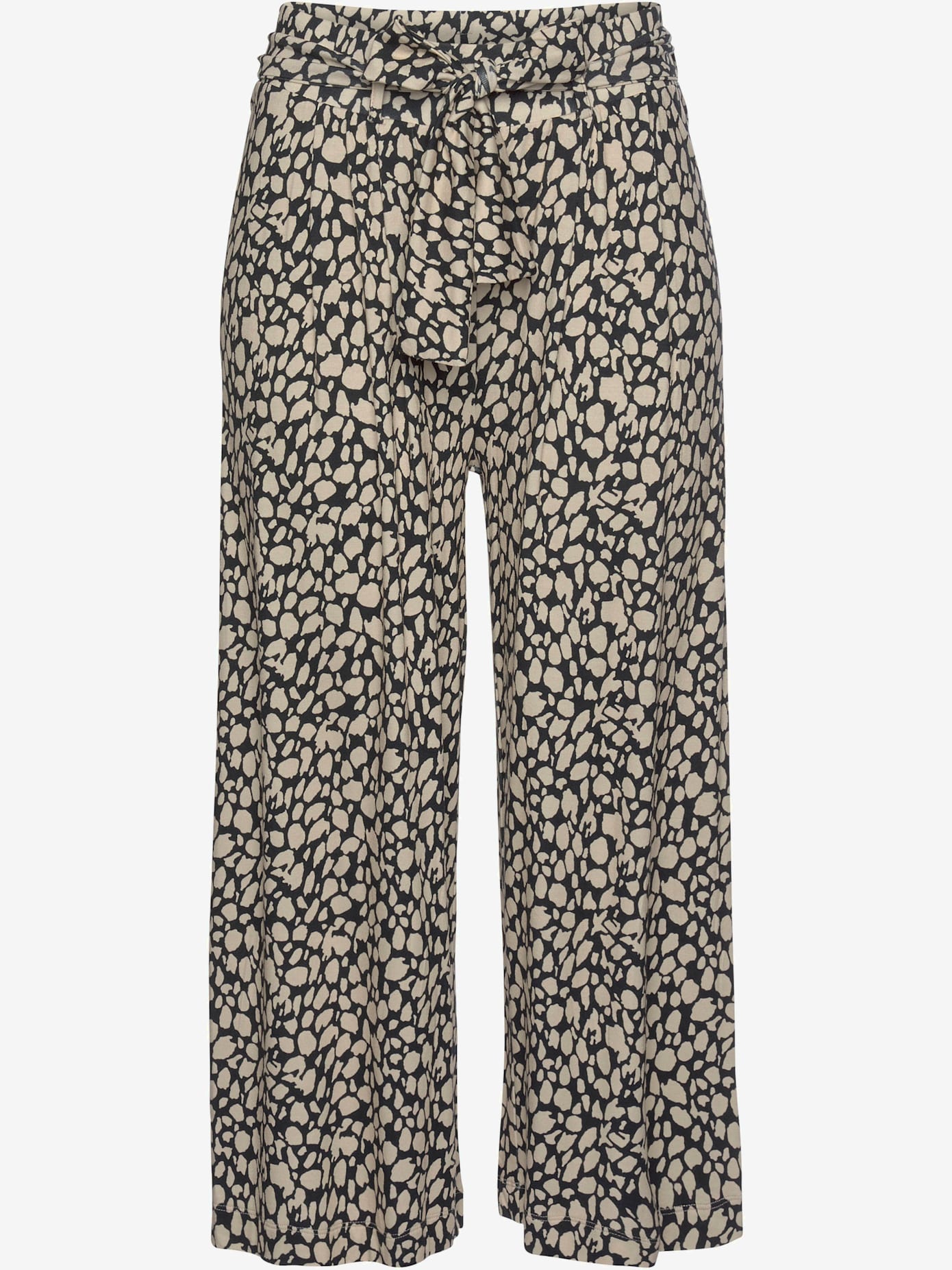 Jupe culotte pantalon en tissu léger avec imprimé sur toute la surface