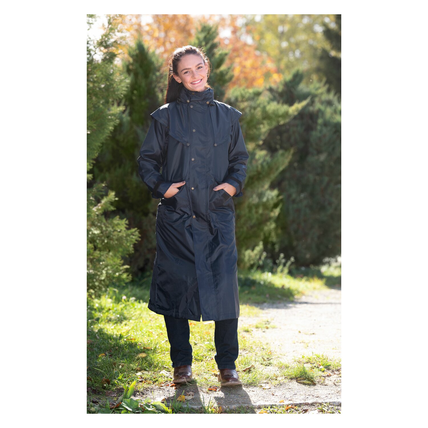 black forest Regenmantel - marine