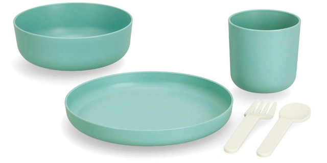 Zeller Present Kindergeschirr-Set (je 1 Teller, Schüssel, Tasse, Gabel, Löffel)