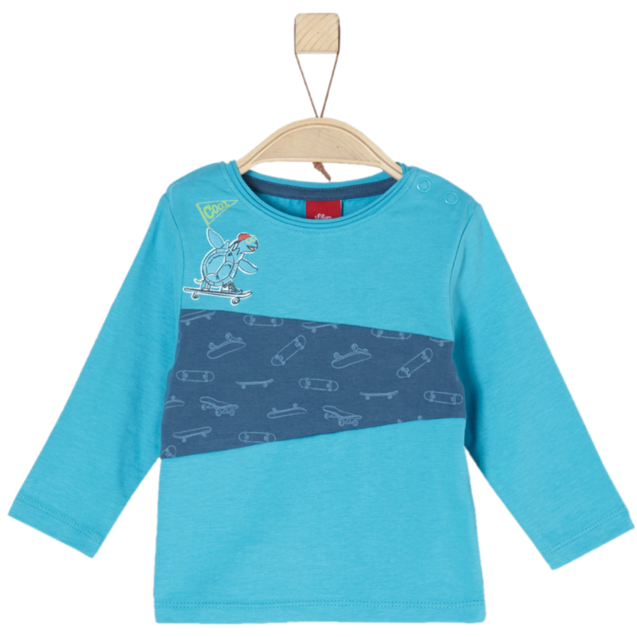 s.Oliver Girls Langarmshirt turquoise