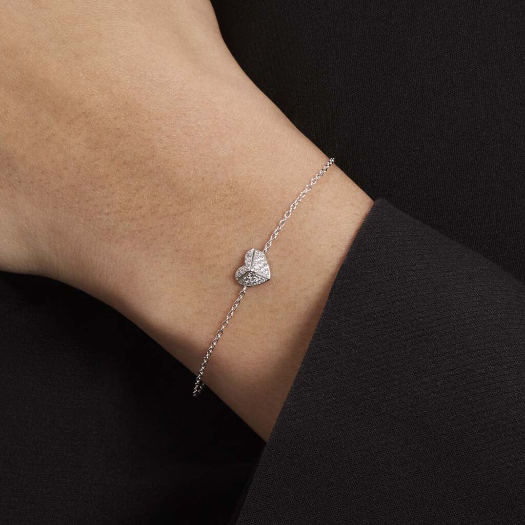 Bracelet Samia Argent Blanc Oxyde De Zirconium