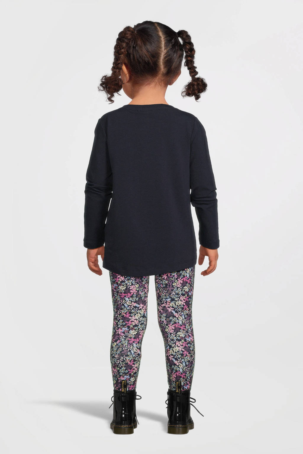 NAME IT longsleeve NMFVIX met printopdruk donkerblauw