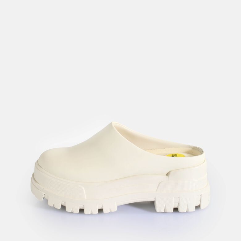 Aspha Clog 01 Chaussures basses véganes, ivoire