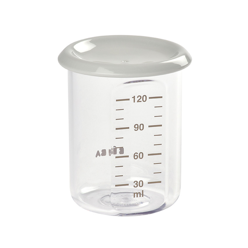 Pot de conservation en verre Baby Portion 120 ml - Gris