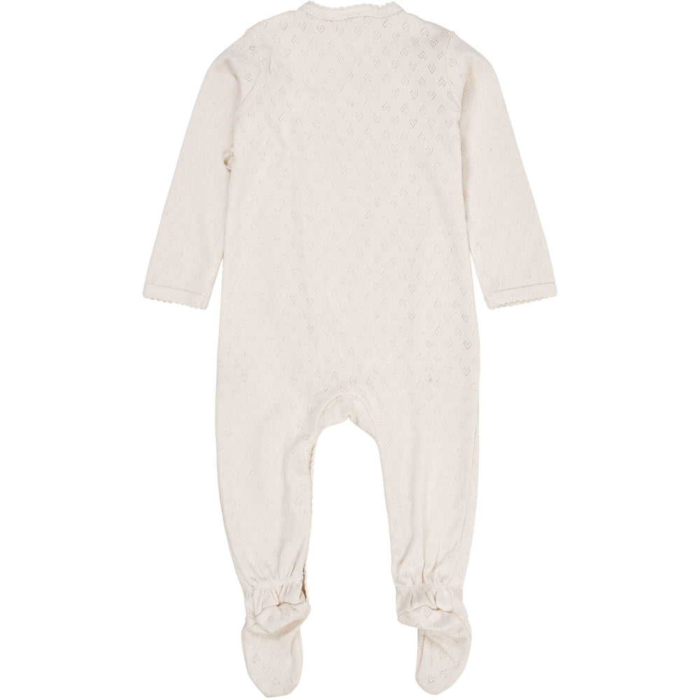 Køb COPENHAGEN COLORS Cream Pointelle Cross-Over Heldragt