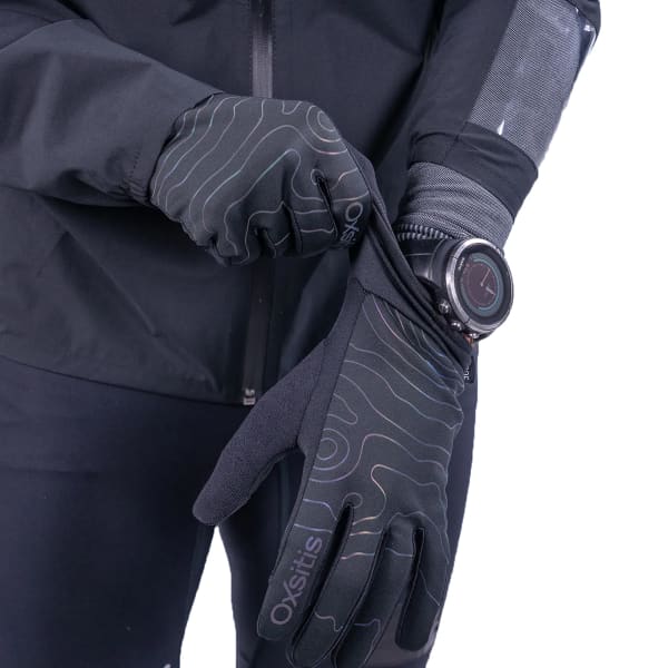 Gant running OXSITIS WP GLOVE BLACK BLACK