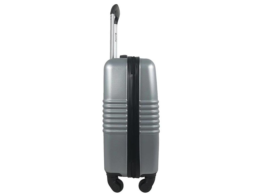 MALA DE CABINE RÍGIDA AIRPORT CINZENTO 4 RODAS 50CM
