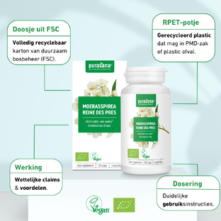 Purasana Moerasspirea Capsules 120VCP