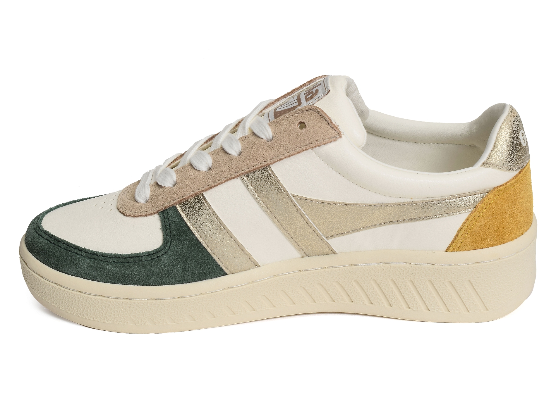 Grandslam quadrant trainers w blanc vert