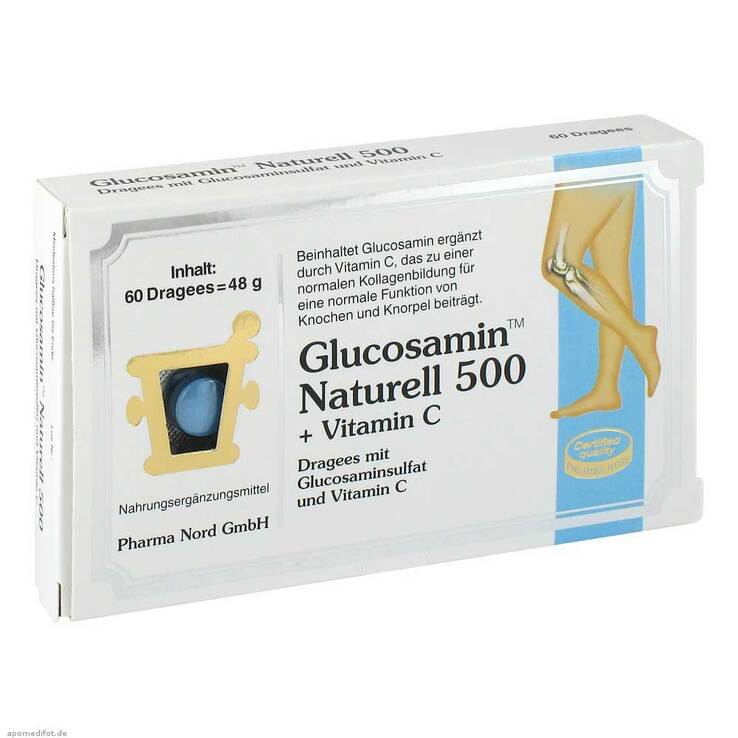 Glucosamin Naturell 500 mg Dragees, 60 St