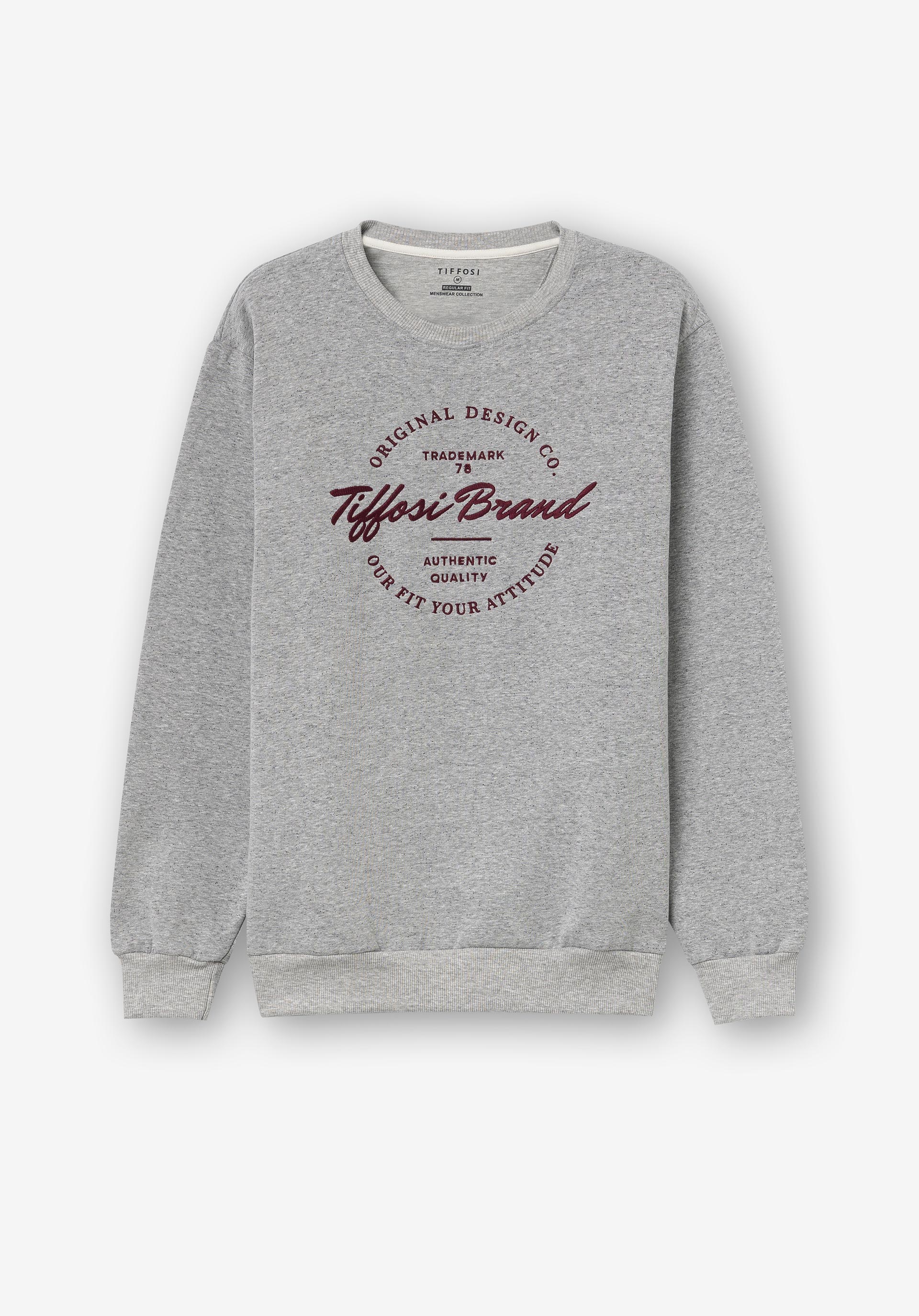 Sweatshirt com Bordado Frontal