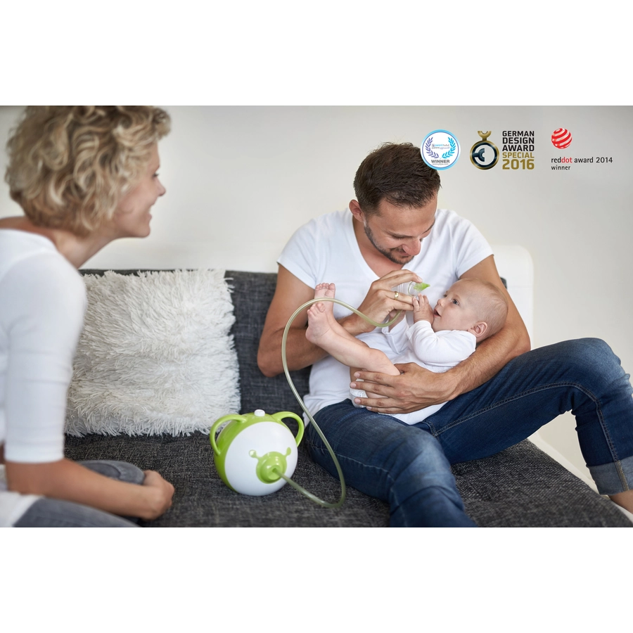 nosiboo® Elektrischer Nasensauger Pro in grün